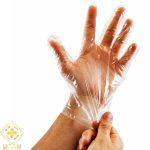 دستکش یکبارمصرف نایلونی لایت بسته 100 عددی