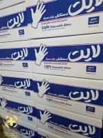 دستکش یکبارمصرف نایلونی لایت بسته 100 عددی