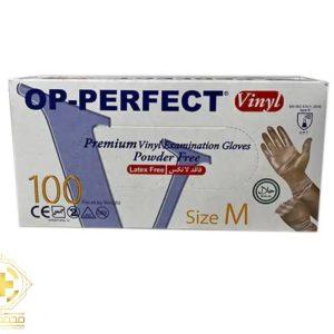 دستکش وینیل اپی پرفکت بسته ۱۰۰ عددی