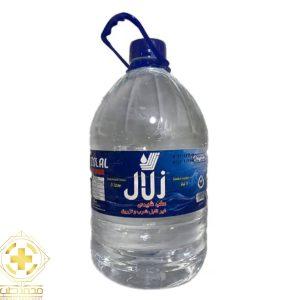 آب مقطر ( آب دیونیزه ) برند زلال 5 لیتری 3 بار تقطیر