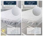ملحفه کشدار روتختی دونفره به همراه دو عدد رو بالشتی گرماژ 25